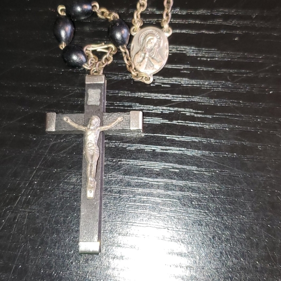 WOMEN OR MEN'S ROSARY PRAYER BEADS Italy - Picture 2 of 11